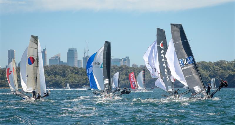 Races 6 & 7 on day 4 the 2020 18ft Skiff JJ Giltinan Championship - photo © Michael Chittenden