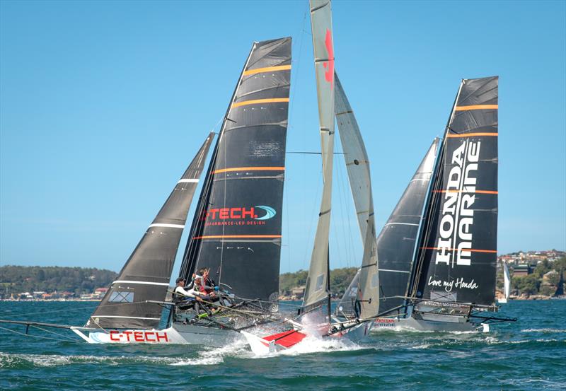 Races 6 & 7 on day 4 the 2020 18ft Skiff JJ Giltinan Championship - photo © Michael Chittenden