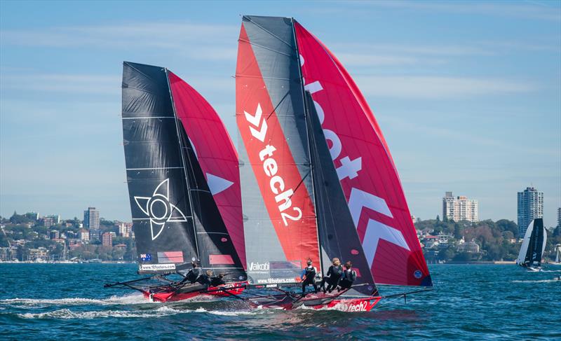 Races 8 & 9 on day 5 the 2020 18ft Skiff JJ Giltinan Championship - photo © Michael Chittenden