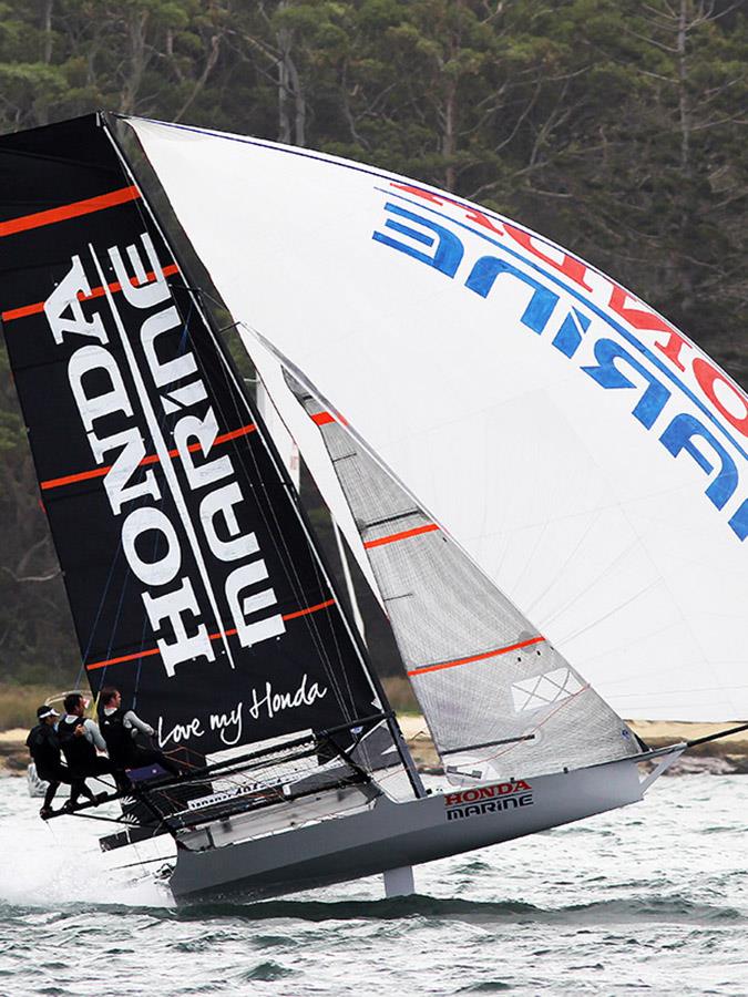 New Zealand's Honda Marine is the current Giltinan world champion photo copyright Frank Quealey taken at Australian 18 Footers League and featuring the 18ft Skiff class