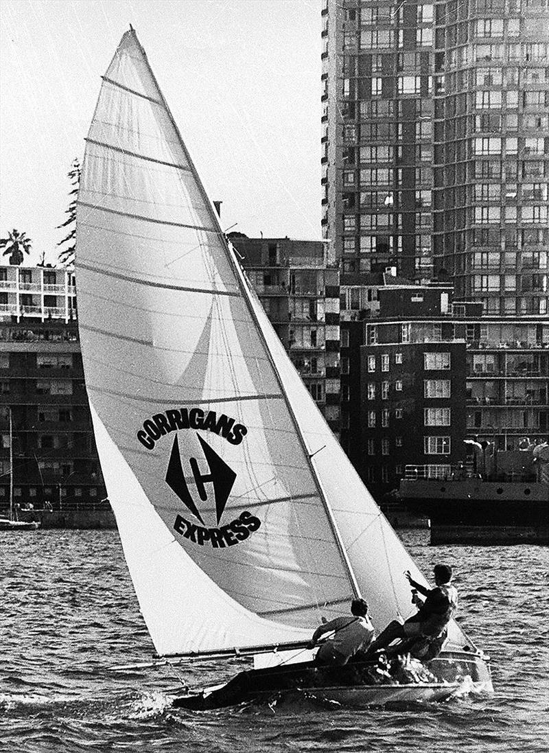 The first Corrigans Express in 1969 photo copyright Archive taken at Australian 18 Footers League and featuring the 18ft Skiff class