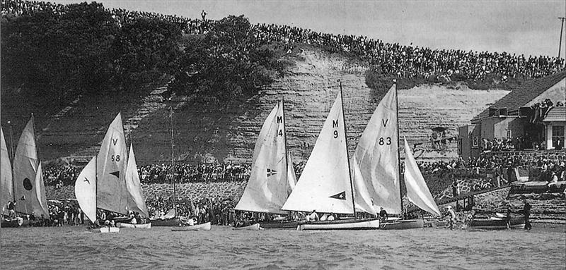 New Zealand's 18ft Skiff Racing Record: 1939, crowd scene in Auckland photo copyright Archive taken at  and featuring the 18ft Skiff class