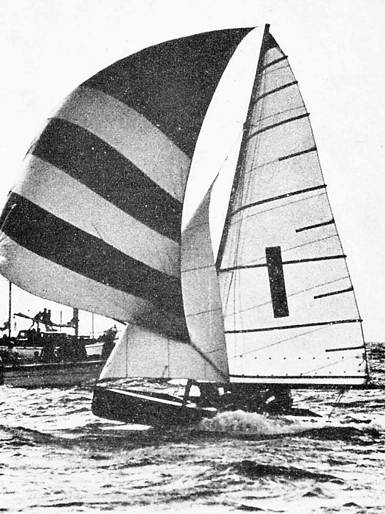 1963 Giltinan champion,Schemer, skippered by Ken Beashel photo copyright Archive taken at Australian 18 Footers League and featuring the 18ft Skiff class