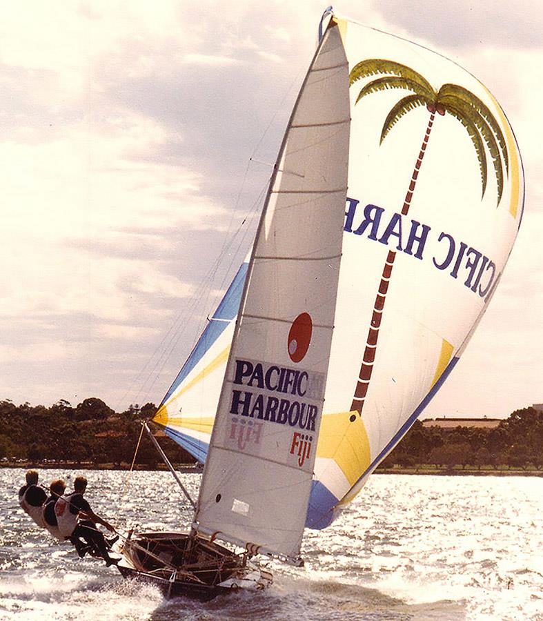 John Winning's Pacific Harbour Fiji photo copyright Archive taken at Australian 18 Footers League and featuring the 18ft Skiff class