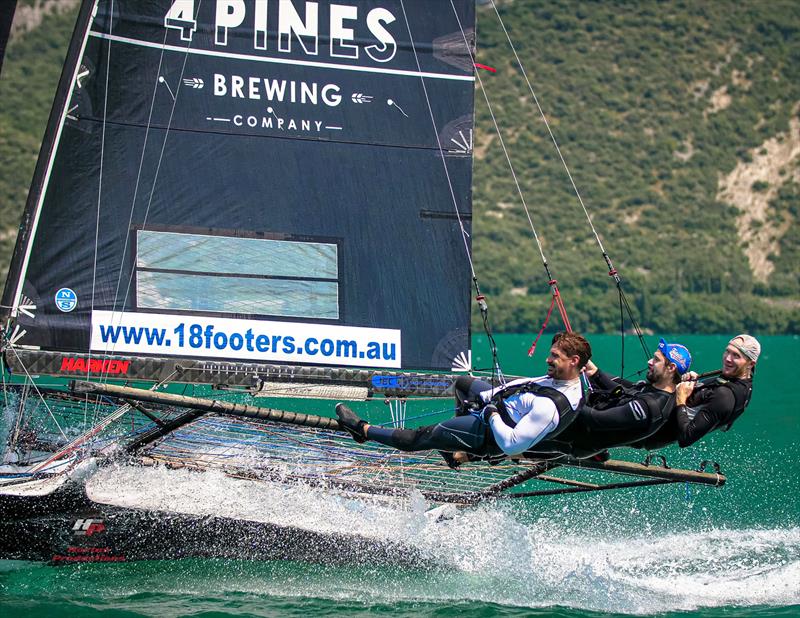 The Oak Double Bay-4 Pines in action on Lake Garda, Italy in July 2019 - photo © Hartas Productions