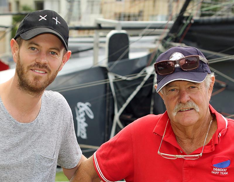 John 'Woody'Winning with his son John Winning Jr, skipper of Winning Group - photo © Frank Quealey