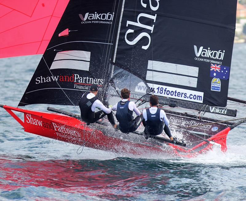 The rookie Shaw and Partners Financial Services team showed excellent potential during the earlier races of the Spring Championship photo copyright Frank Quealey taken at Australian 18 Footers League and featuring the 18ft Skiff class