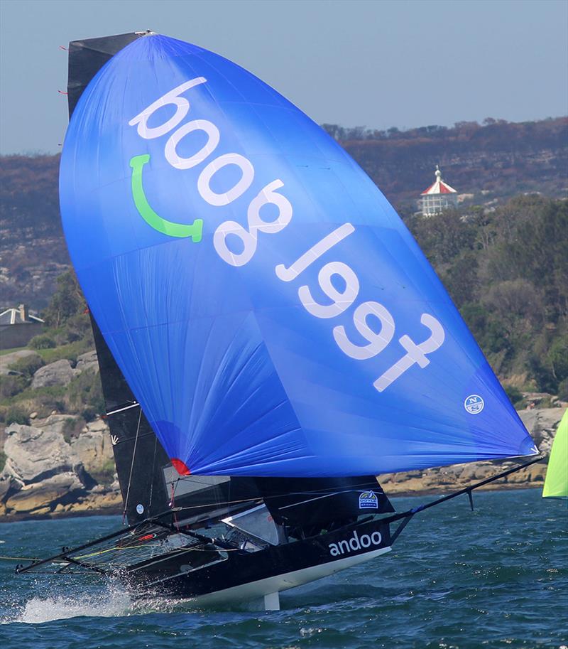 The strong Andoo team is expected to be near the top of the points table photo copyright Frank Quealey taken at Australian 18 Footers League and featuring the 18ft Skiff class