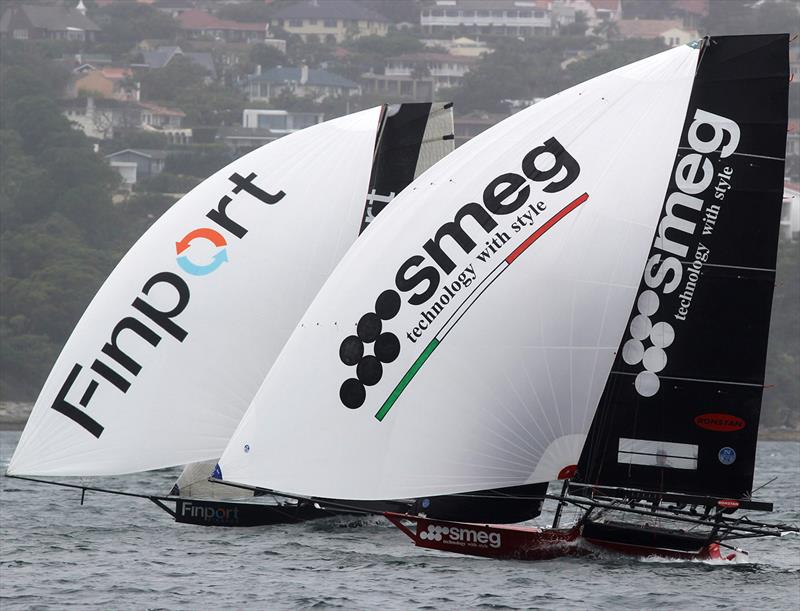 Two of the day's top performers during races 4 & 5 of the 18ft Skiff Australian Championship - photo © Frank Quealey
