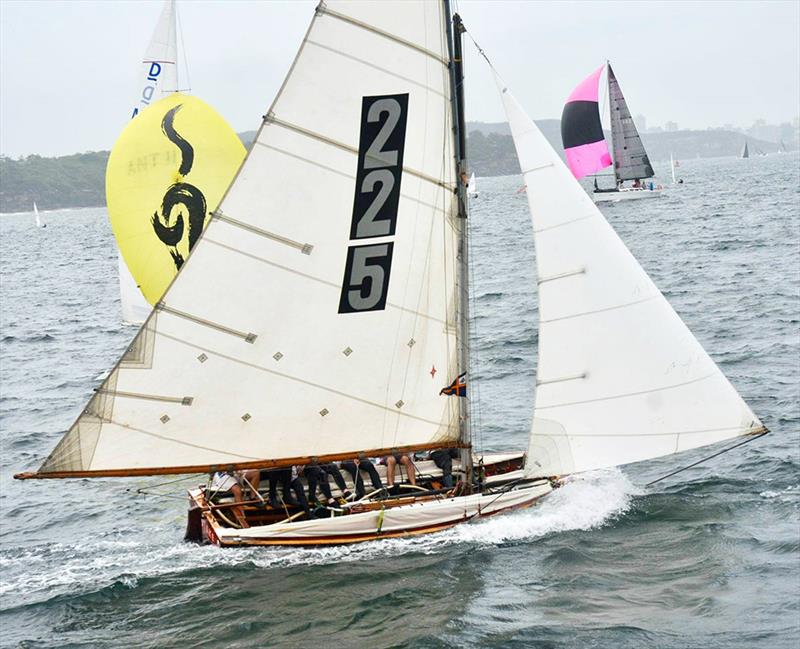 THE MISTAKE, skippered by John Winning, won the last race of the Australian Historical 18s Championship - photo © MVS