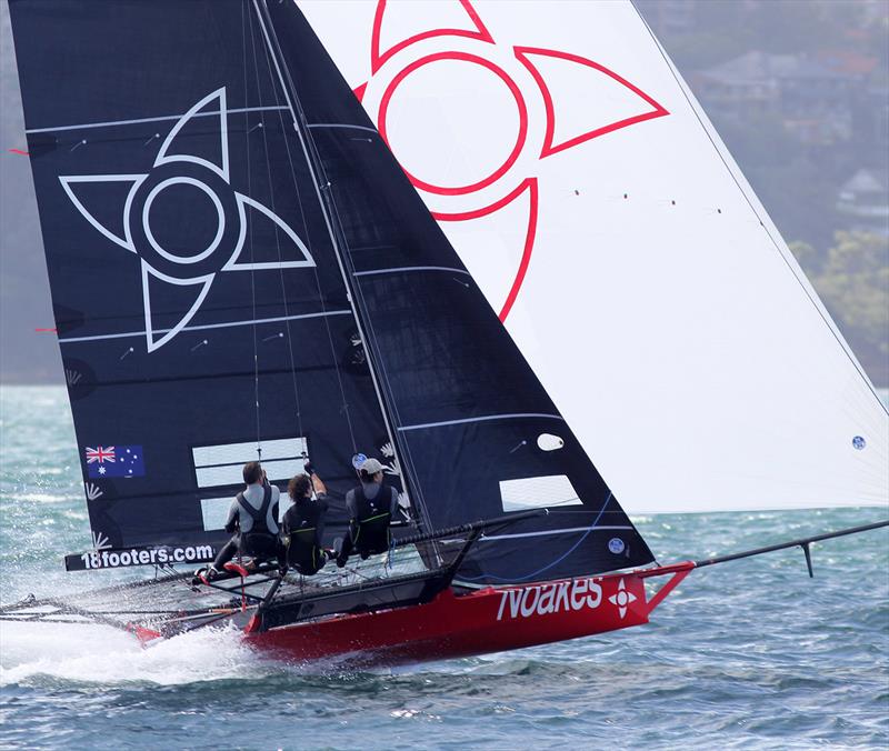 18ft Skiff JJ Giltinan Championship: Noakesailing has been very consistent in the lead up races photo copyright Frank Quealey taken at Australian 18 Footers League and featuring the 18ft Skiff class