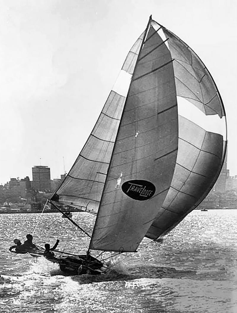 Typical style of Travelodge on Sydney Harbour photo copyright Archive taken at Australian 18 Footers League and featuring the 18ft Skiff class