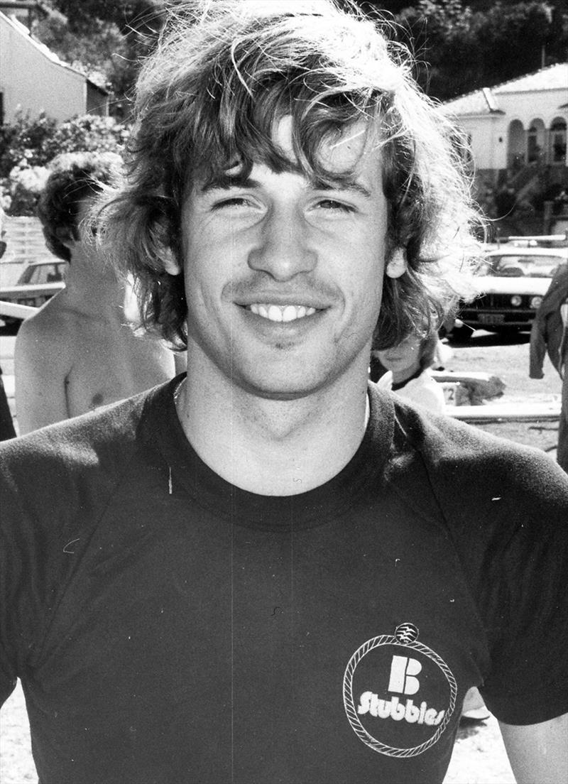 Young Julian Bethwaite in the Bradmill Stubbies days photo copyright Archive taken at Australian 18 Footers League and featuring the 18ft Skiff class