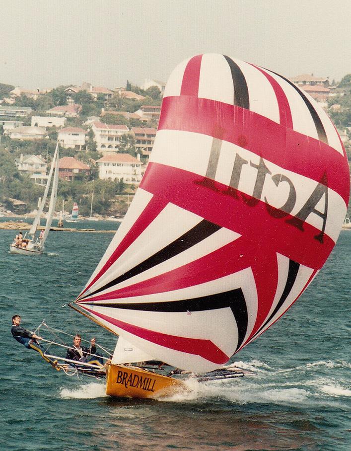 Bradmill under spinnaker in a SE breeze - photo © Archive