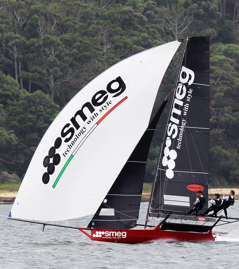 Smeg racing during the 2020-21 season photo copyright Frank Quealey taken at Australian 18 Footers League and featuring the 18ft Skiff class