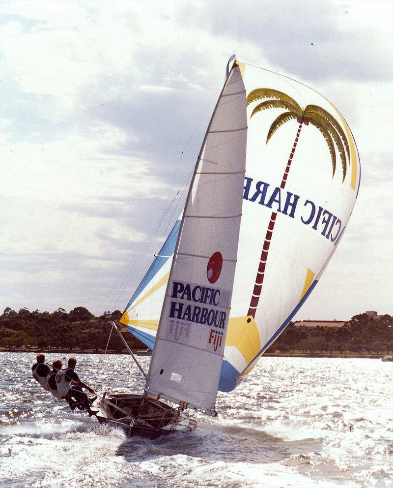 18ft Skiff Golden Era: Pacific Harbour Fiji, with small aluminium wings - photo © Frank Quealey