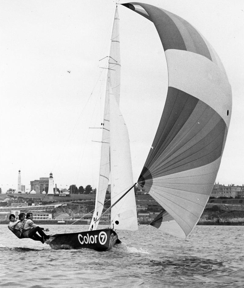 18ft Skiff Golden Era: Color 7 at the Open Worlds, Plymouth 1978 - photo © Archive
