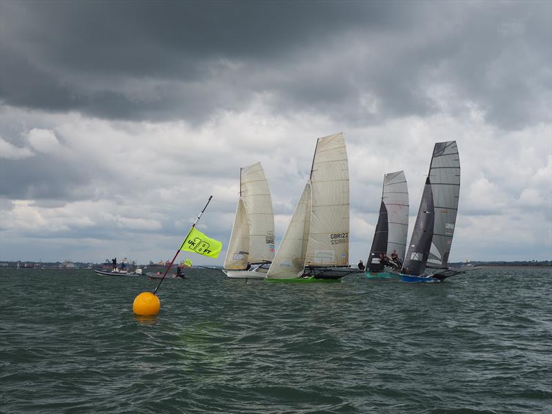 18ft Skiff racing at Calshot - photo © Kate Sullivan