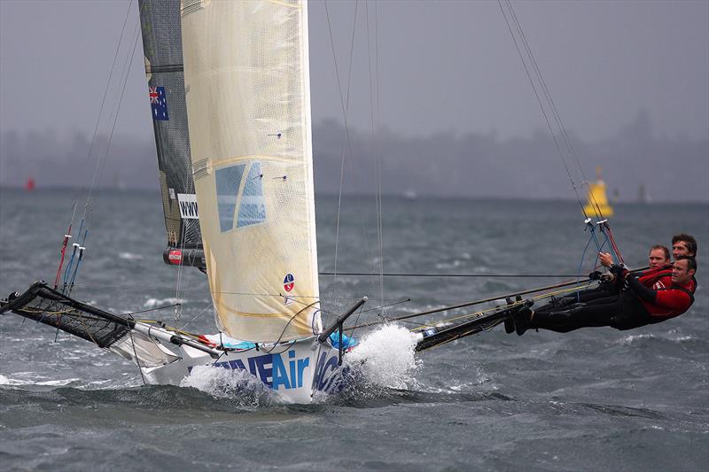 The British 18 Footer Challenge: Matt Searle's Active Air-2UE was runner-up at the 2009 Giltinan World Championship - photo © Frank Quealey