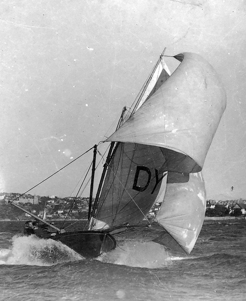 Dee Why, one of the original 18s at the League in the 1930s photo copyright Archive taken at Australian 18 Footers League and featuring the 18ft Skiff class