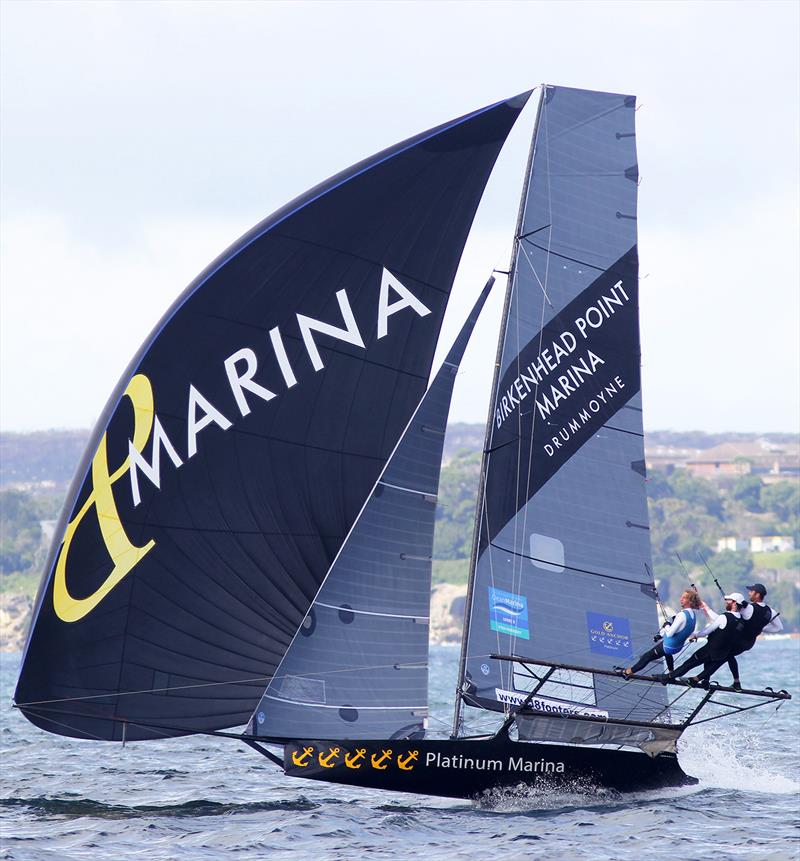 Birkenhead Point Marina set for the new 18ft Skiff season in Sydney photo copyright Frank Quealey taken at Australian 18 Footers League and featuring the 18ft Skiff class