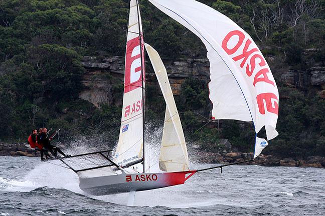 18ft Skiff Alice Burton Memorial Trophy photo copyright Frank Quealey taken at Sydney Flying Squadron and featuring the 18ft Skiff class