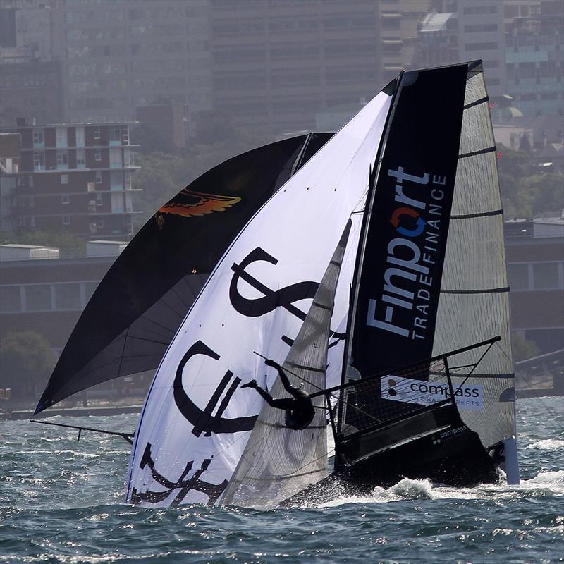 The spinnaker says 'Yes' but the result is no - photo © Frank Quealey
