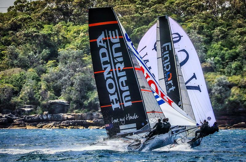 Race 3, JJ Giltinan 18ft Skiff Championship, Syf=dney, March 6, 2018 - photo © Michael Chittenden