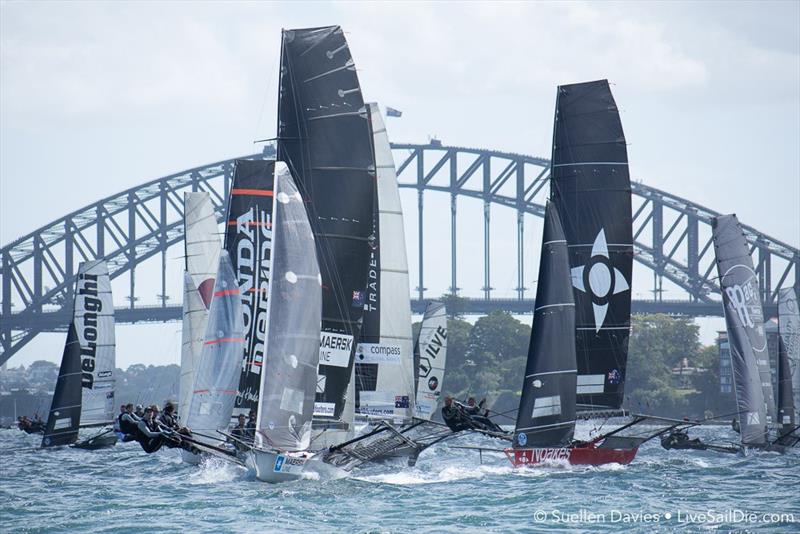 Race 3, JJ Giltinan 18ft Skiff Championship - Sydney, March 6, 2018 - photo © Suellen Davies / Auckland Skiff League