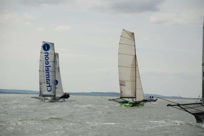 18ft Skiff Solent Grand Prix Series - Round 1 photo copyright Marcus Roberts taken at Calshot Sailing Club and featuring the 18ft Skiff class