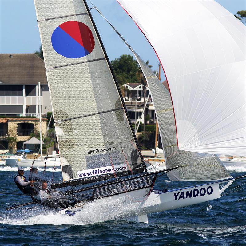 John Winning is back with a proven winning team on Yandoo photo copyright Frank Quealey taken at Australian 18 Footers League and featuring the 18ft Skiff class