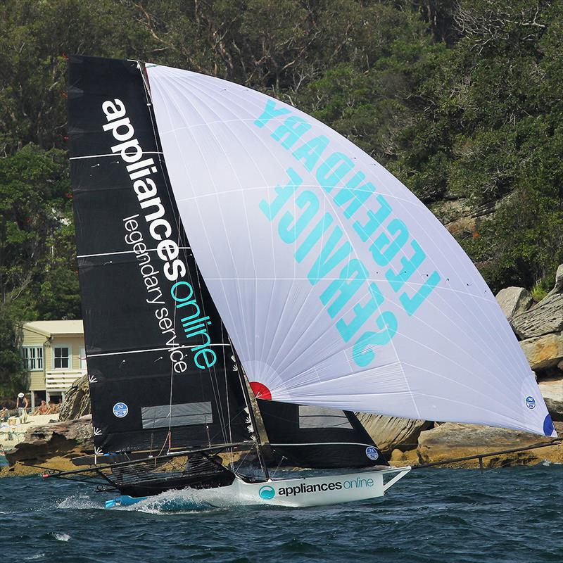 Appliancesonline.com.au had second place in her keeping before a costly capsize on the final run photo copyright Frank Quealey taken at  and featuring the 18ft Skiff class