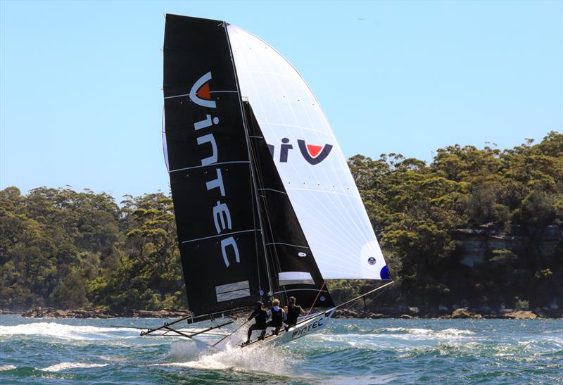 Vintec - 18ft Skiff - Spring Championship 2018 Race 5 and 6 - Chris Webb Memorial Trophy - 3 Buoys - November 11, 2018 photo copyright Michael Chittenden taken at  and featuring the 18ft Skiff class