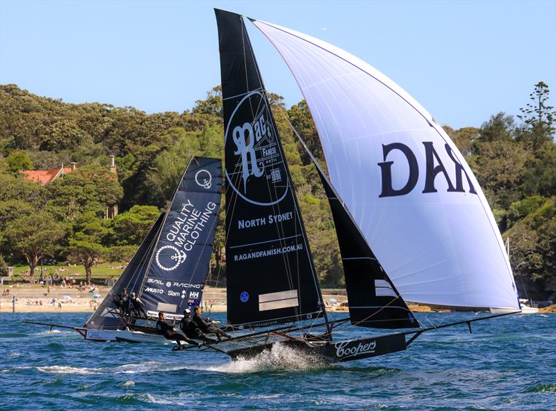 Rag and Famish - 18ft Skiff - Spring Championship 2018 Race 5 and 6 - Chris Webb Memorial Trophy - 3 Buoys - November 11, 2018 photo copyright Michael Chittenden taken at  and featuring the 18ft Skiff class