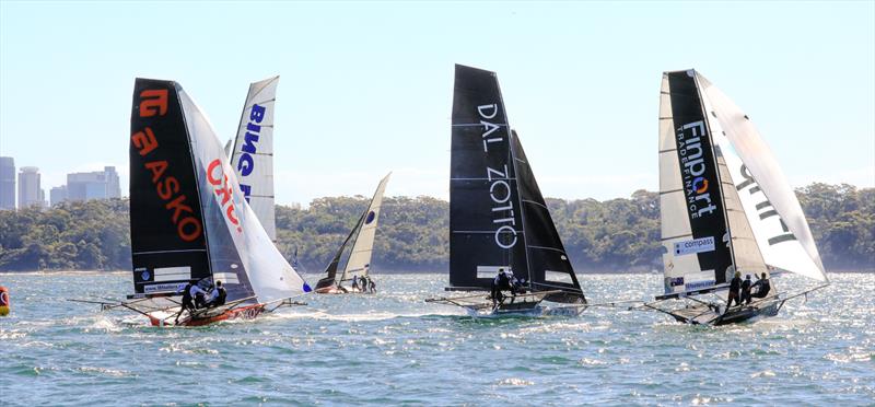 Finport - 18ft Skiff - Spring Championship 2018 Race 5 and 6 - Chris Webb Memorial Trophy - 3 Buoys - November 11, 2018 photo copyright Michael Chittenden taken at  and featuring the 18ft Skiff class