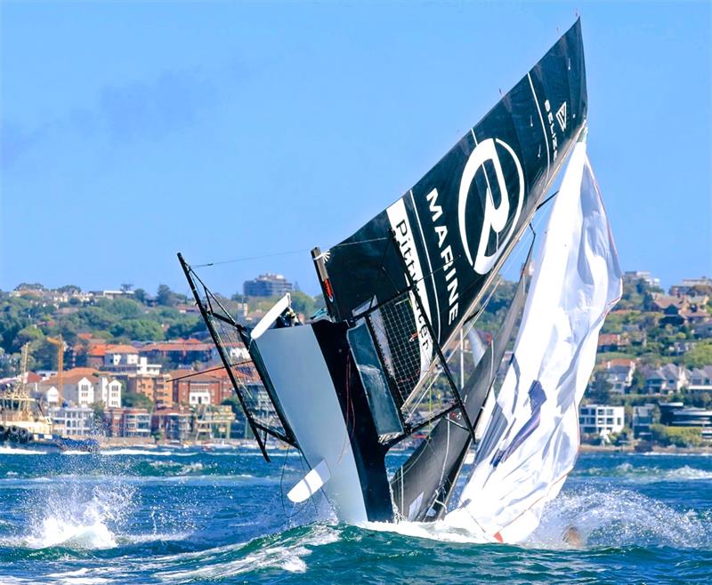 3. R Marine Pittwater - Spring Championship - November 11, 2018 photo copyright Michael Chittenden taken at Australian 18 Footers League and featuring the 18ft Skiff class