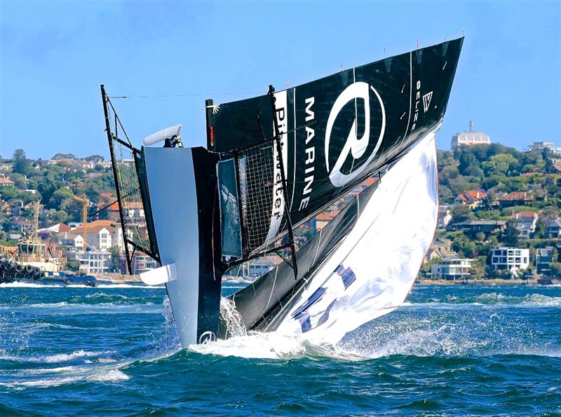 4. R Marine Pittwater - Spring Championship - November 11, 2018 photo copyright Michael Chittenden taken at Australian 18 Footers League and featuring the 18ft Skiff class