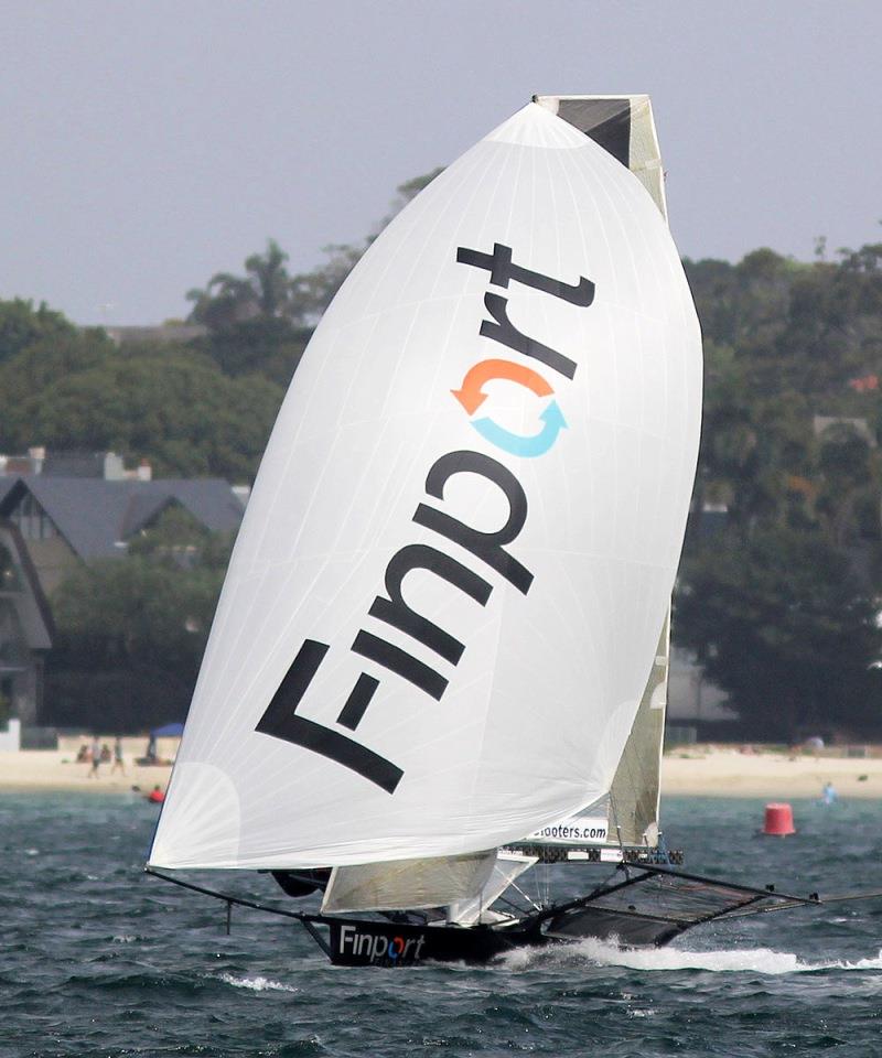 Finport Finance produced another top performance to finish as runner-up in the 2019 NSW 18ft Skiff Championship photo copyright Frank Quealey taken at Australian 18 Footers League and featuring the 18ft Skiff class