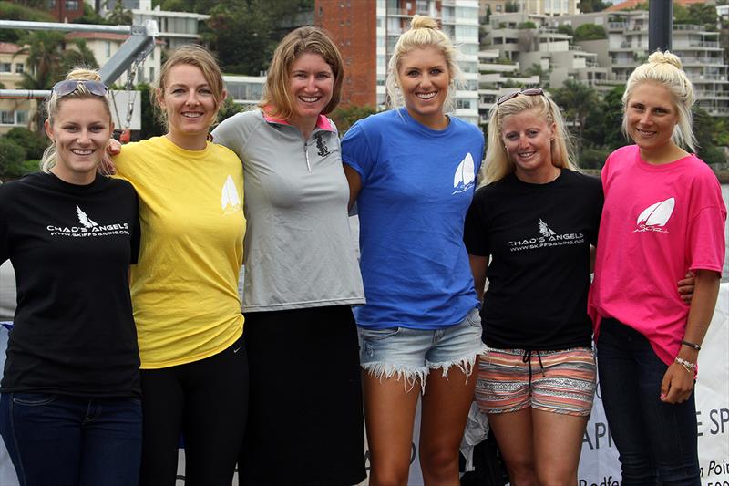 Two all-girl teams at the 2013 JJ Giltinan Championship - photo © Frank Quealey