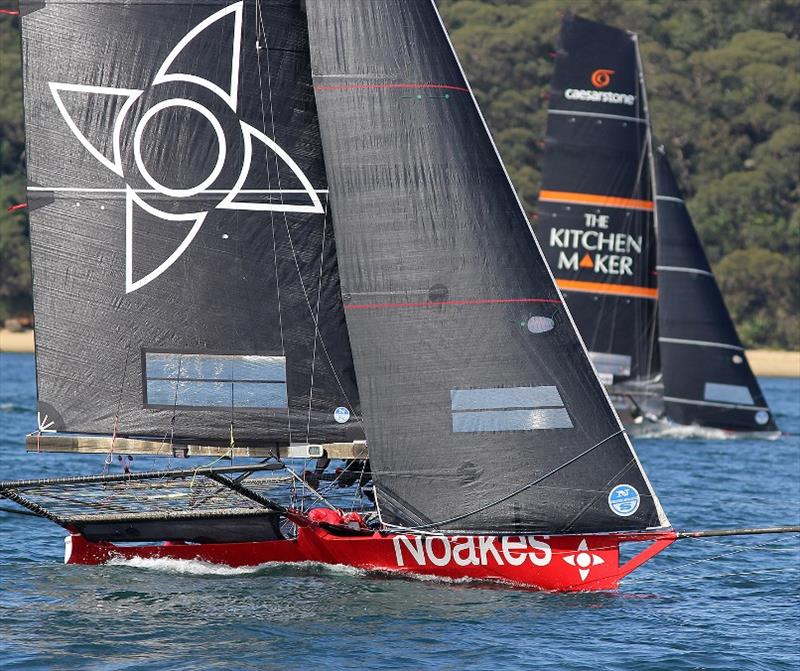 The Kitchen Maker-Caesarstone leads Noakesailing on the final windward lap of the course - photo © Frank Quealey