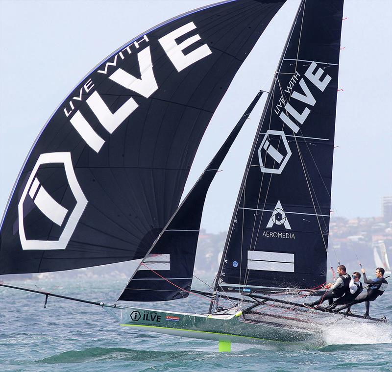 Ilve showed the team's best form of the championship today - 2019 18ft Skiff Spring Championship photo copyright Frank Quealey taken at Australian 18 Footers League and featuring the 18ft Skiff class