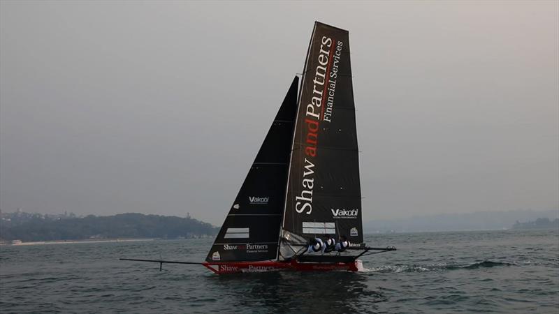 New Shaw and Partners/Vaikobi sponsored 18ft Skiff photo copyright Michael Chittenden taken at  and featuring the 18ft Skiff class