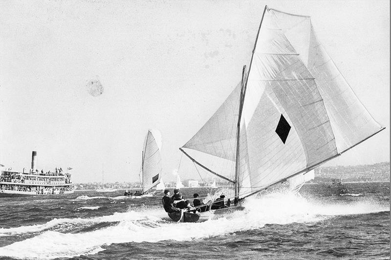 Aberdare, the major breakthrough boat, which led to the establishment of the League in the 1930s - JJ Giltinan Championship photo copyright Frank Quealey taken at Australian 18 Footers League and featuring the 18ft Skiff class