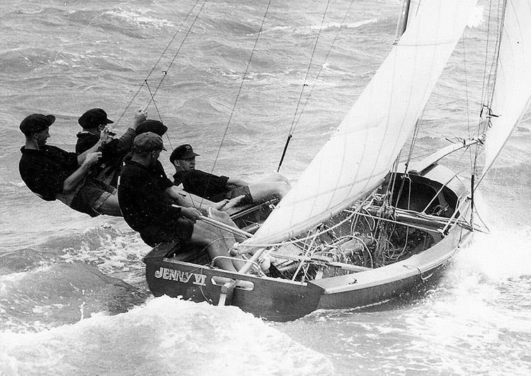 1956 JJ Giltinan World champion Jenny VI, skippered by Norman Wright Jr. - photo © Frank Quealey