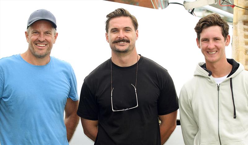 Queenslander crew for the JJs (from left) Dave Hayter, Elliott Mahar, Nathaniel Dutton - JJ Giltinan Championship  - photo © Frank Quealey