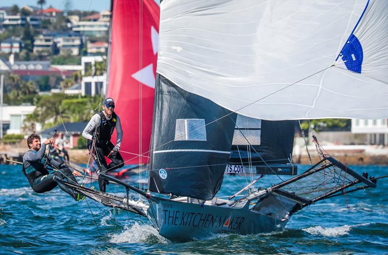 The Kitchen Maker - Invitation Race - JJ Giltinan Trophy - March 13,2020 - Sydney Harbour photo copyright Michael Chittenden taken at Australian 18 Footers League and featuring the 18ft Skiff class