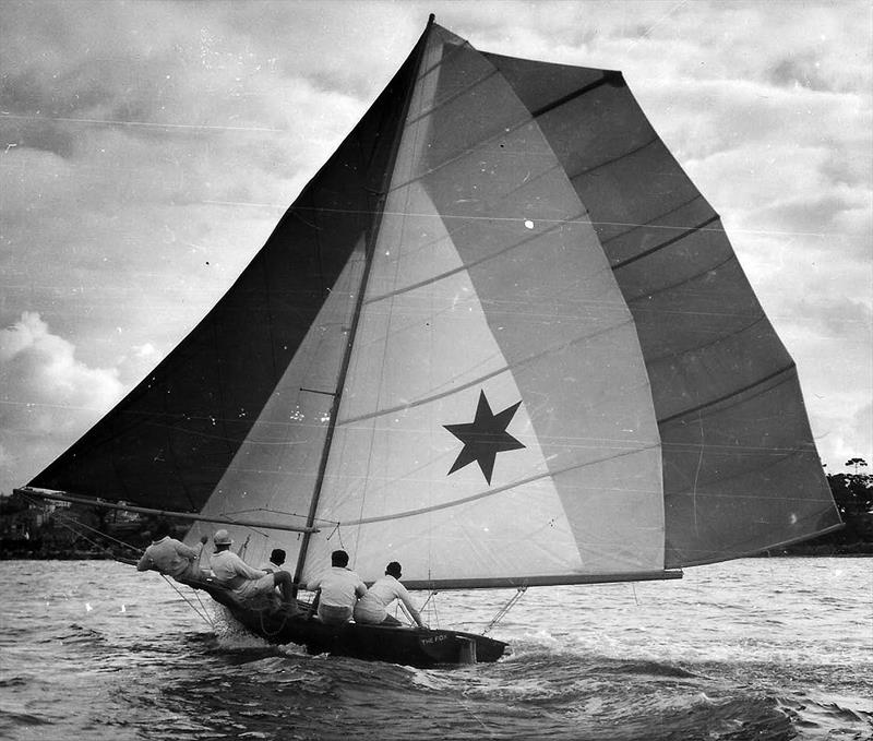 The Fox originally won the Australian Championship for Vic Robinson in the 1960-1961 season photo copyright Frank Quealey taken at Australian 18 Footers League and featuring the 18ft Skiff class
