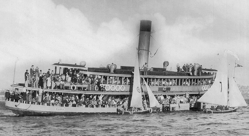 Ferry presentation to Myra Too photo copyright Frank Quealey taken at Australian 18 Footers League and featuring the 18ft Skiff class