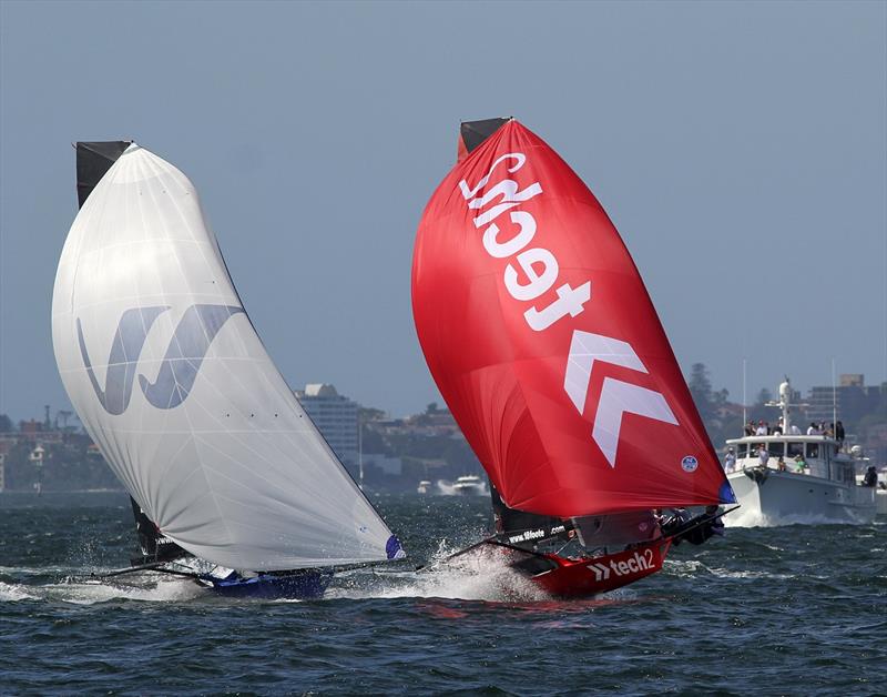 Tech2 and Winning Group in action on Sydney Harbour last season - 2020-2021 NSW Championship - photo © Frank Quealey