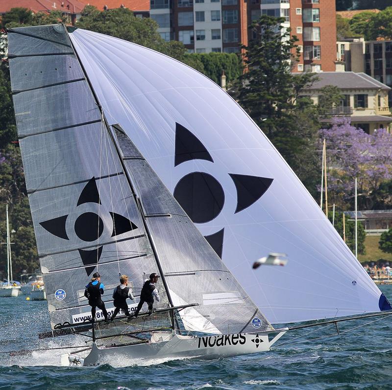 Tim was in the bow of Noakes Youth after returning from the Youth America's Cup as part of the Japan team - photo © Frank Quealey